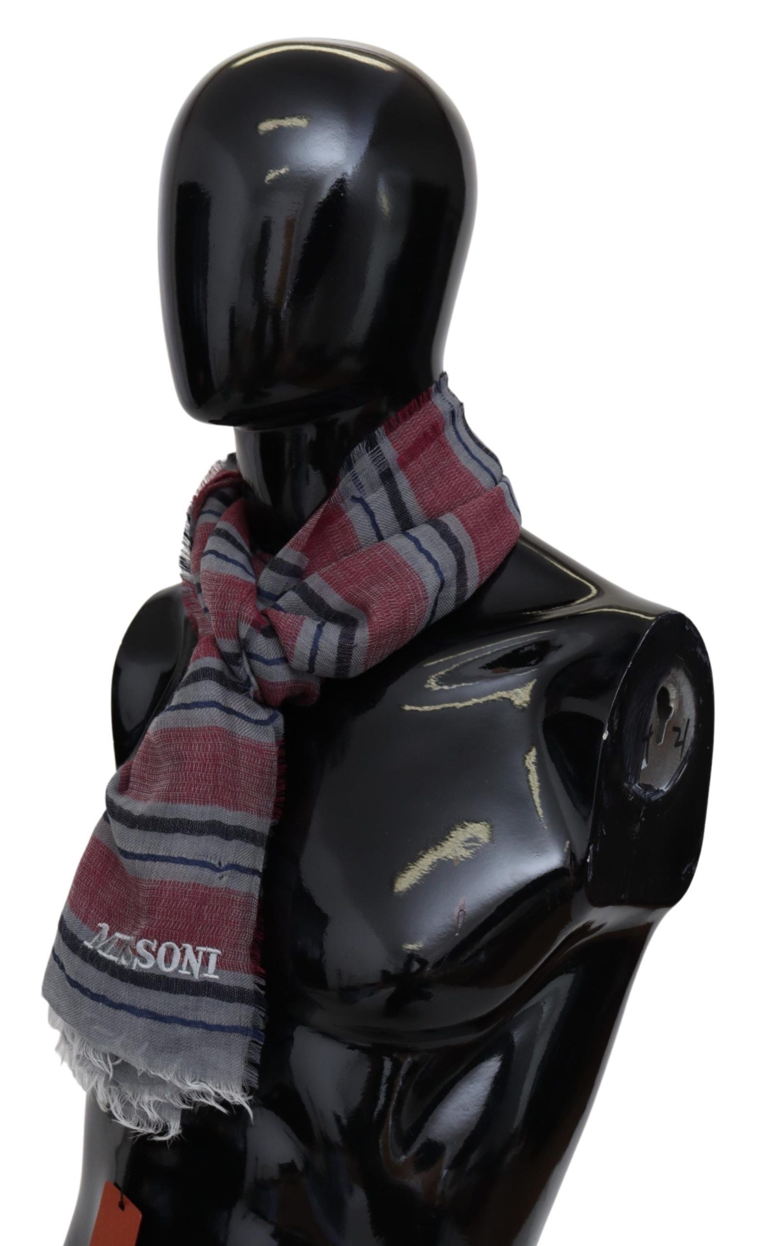 Missoni Multicolor Striped Wool Scarf - Unisex Elegance