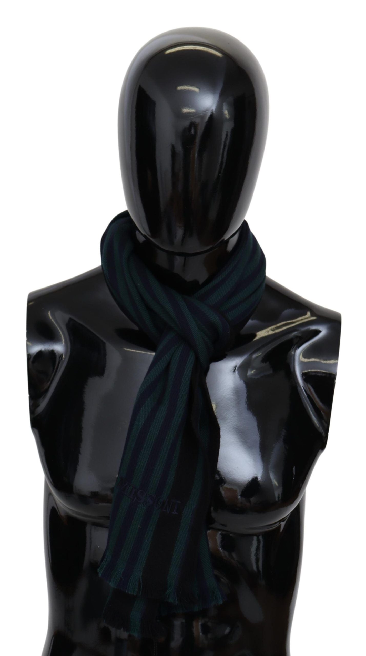 Missoni Multicolor Wool Scarf with Fringes