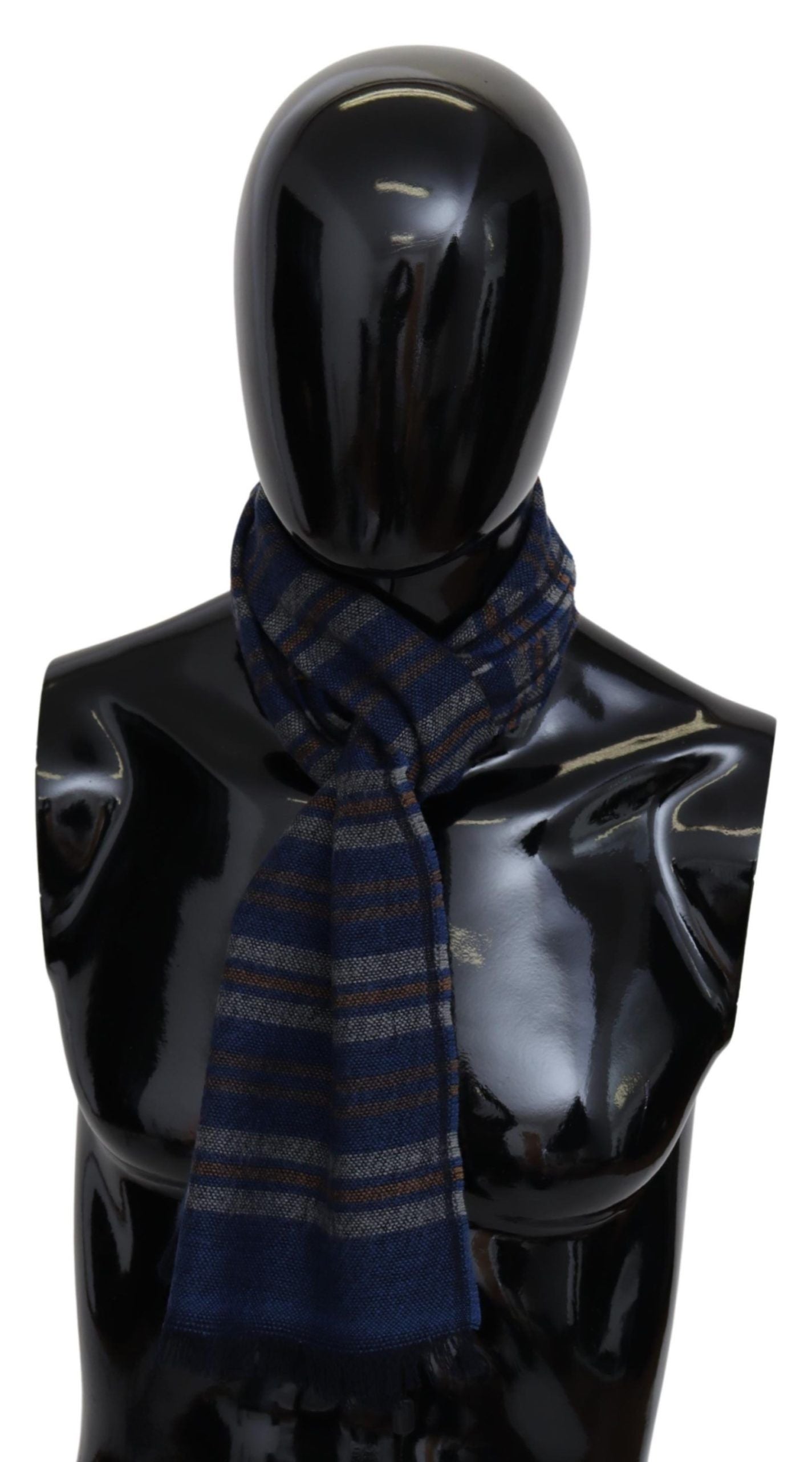 Missoni Multicolor Wool Scarf Unisex with Fringed Design