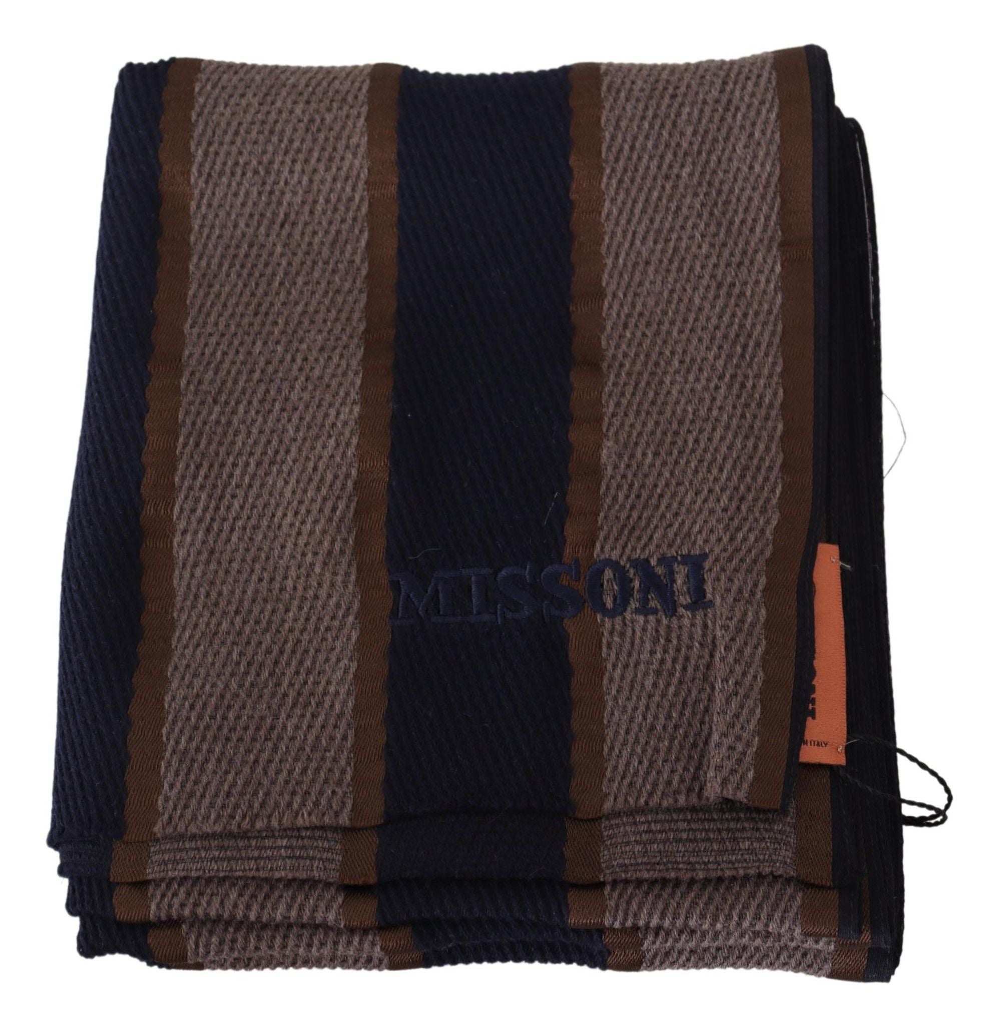 Missoni Elegant Striped Wool Scarf - Unisex Accessory