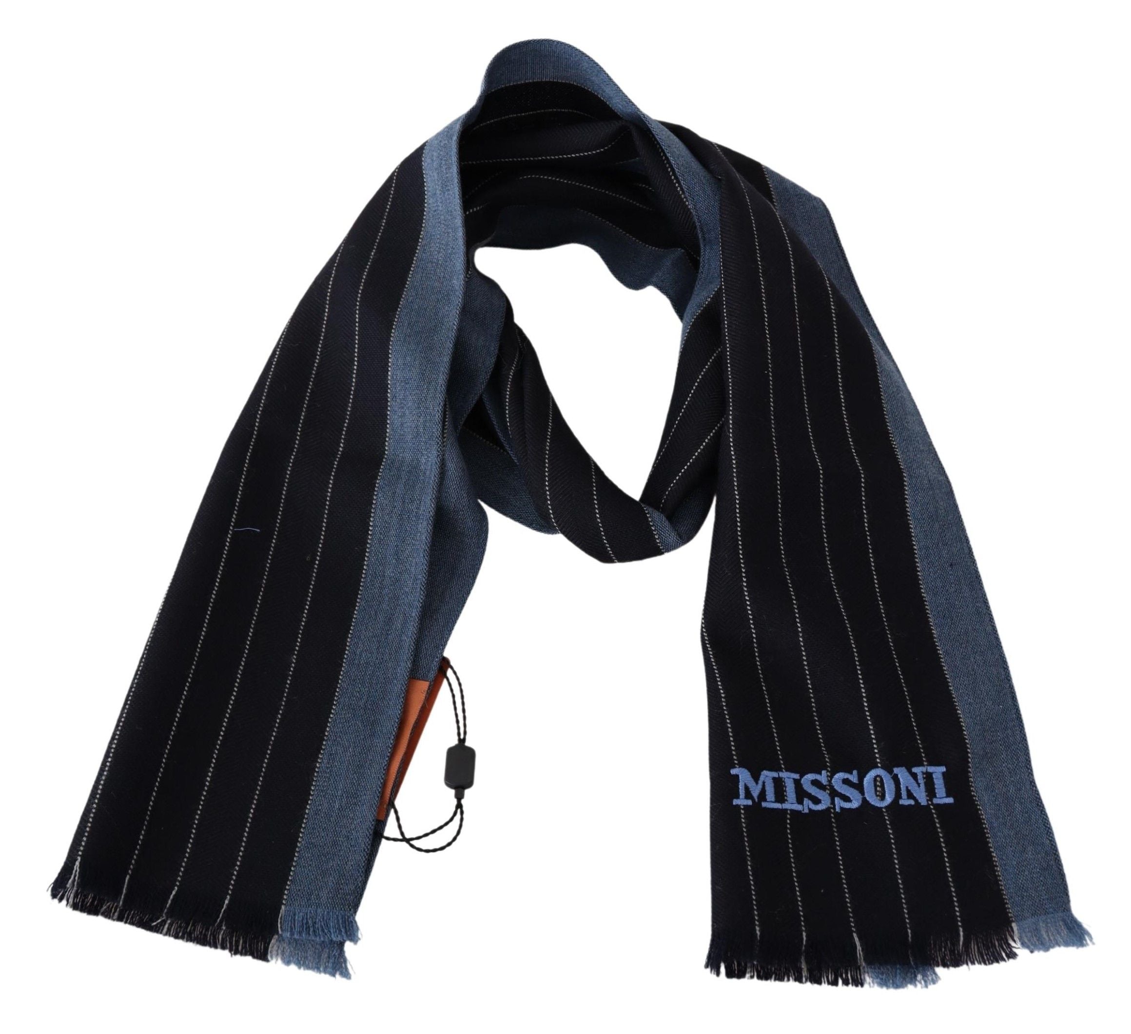 Missoni Chic Stribet Uld-Silke Unisex Tørklæde