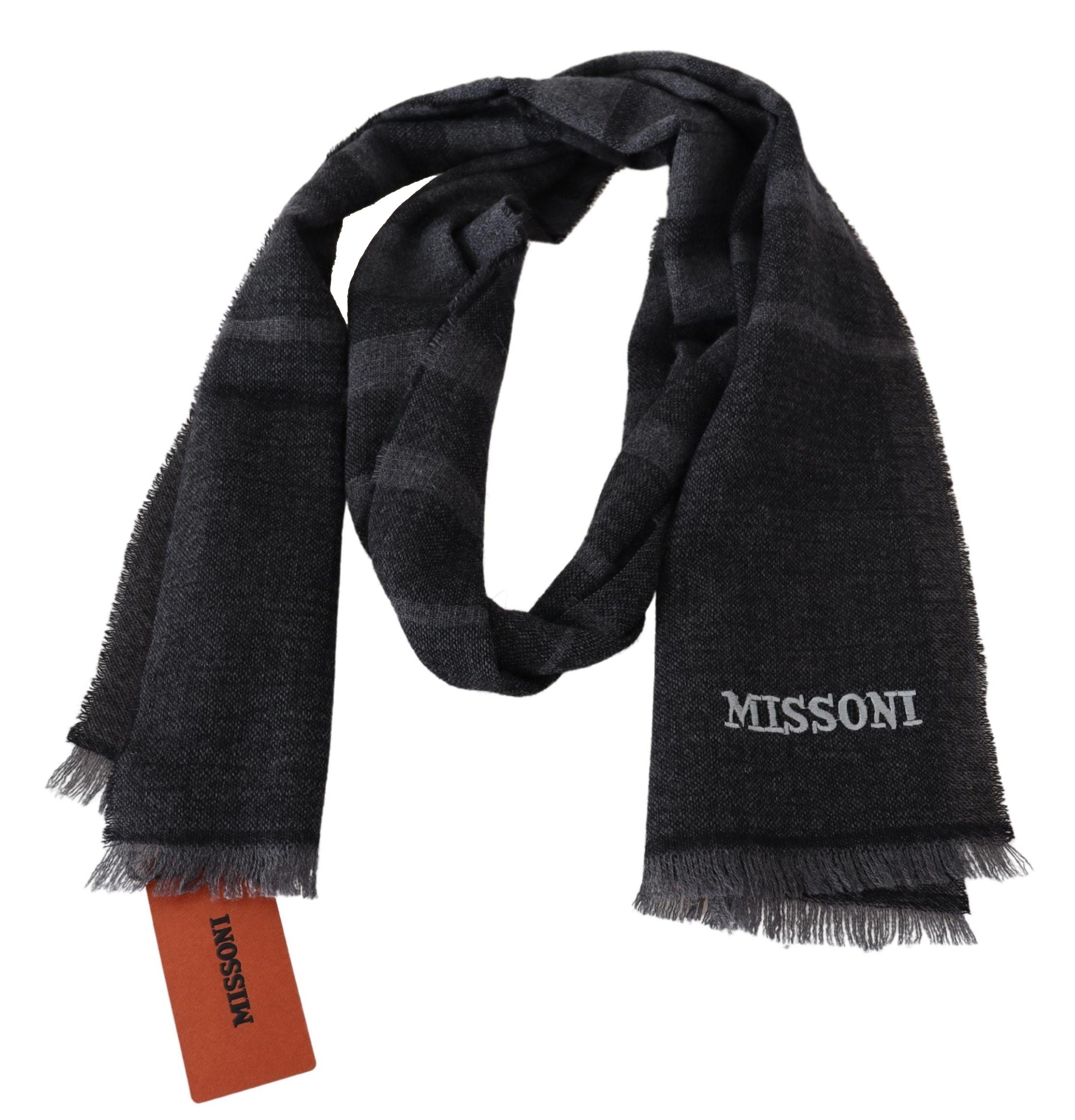 Missoni Elegant Uld Tørklæde med Signatur Striber