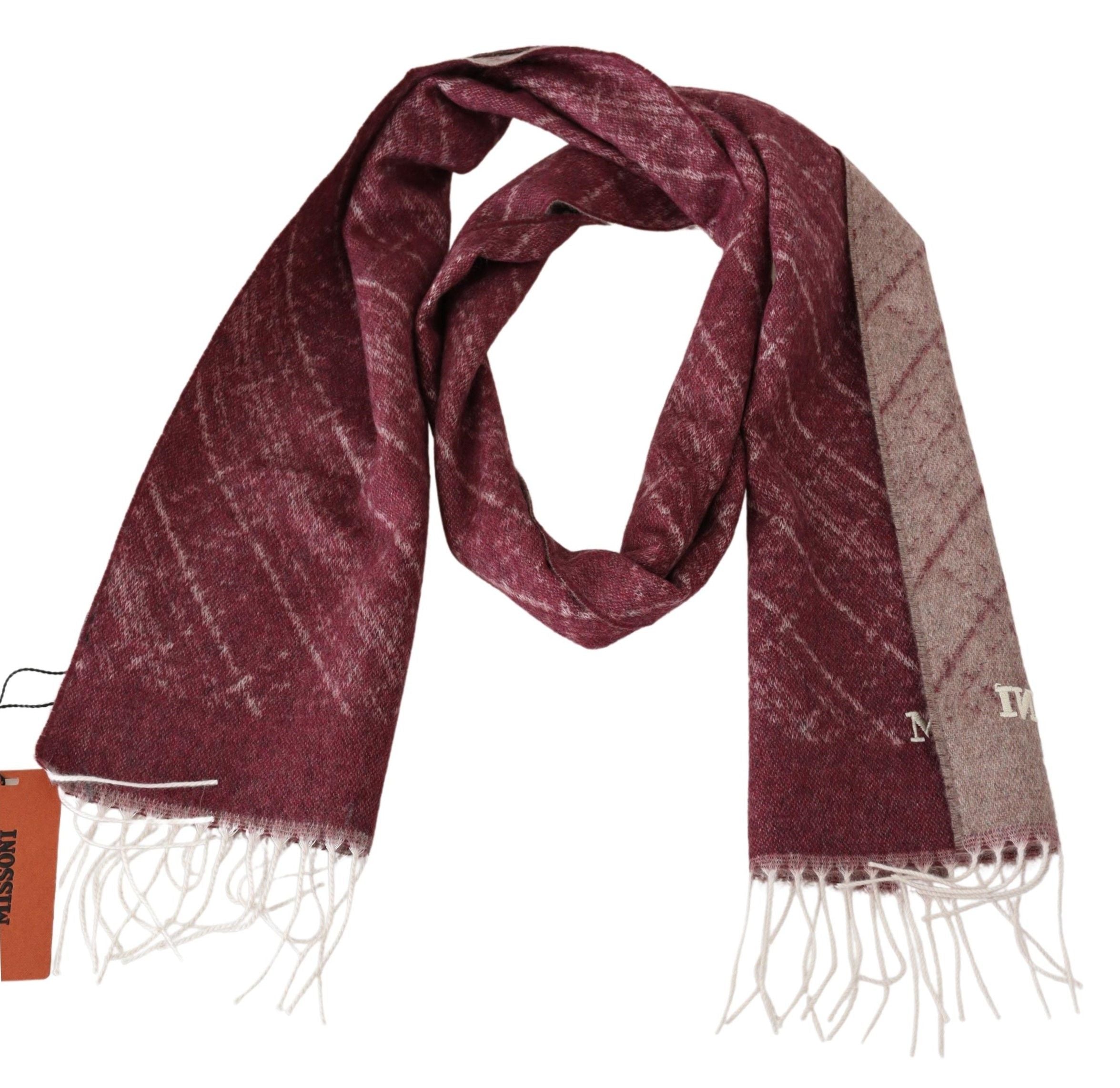 Missoni Elegant Cashmere Fringed Scarf - Unisex