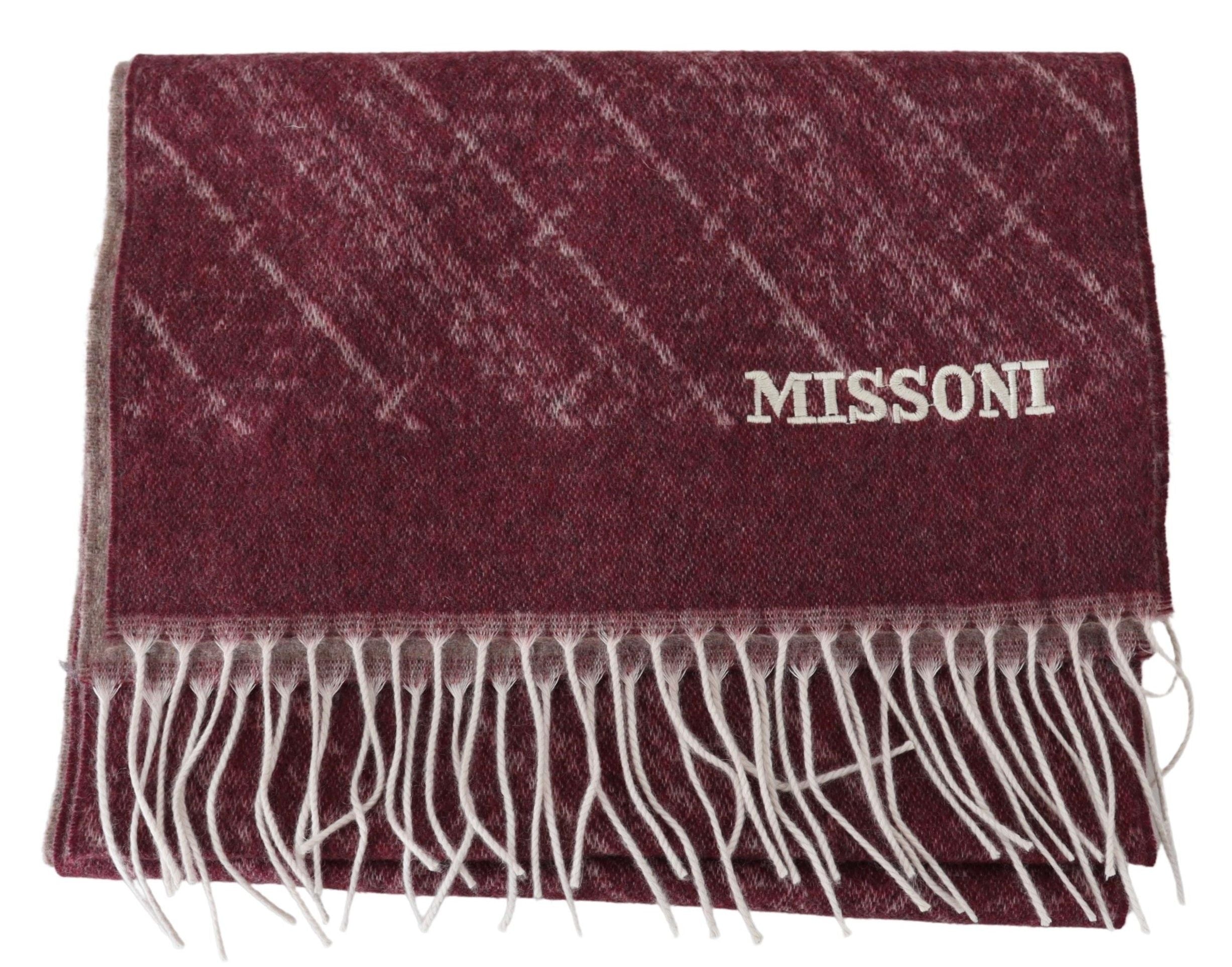 Missoni Elegant Cashmere Fringed Scarf - Unisex