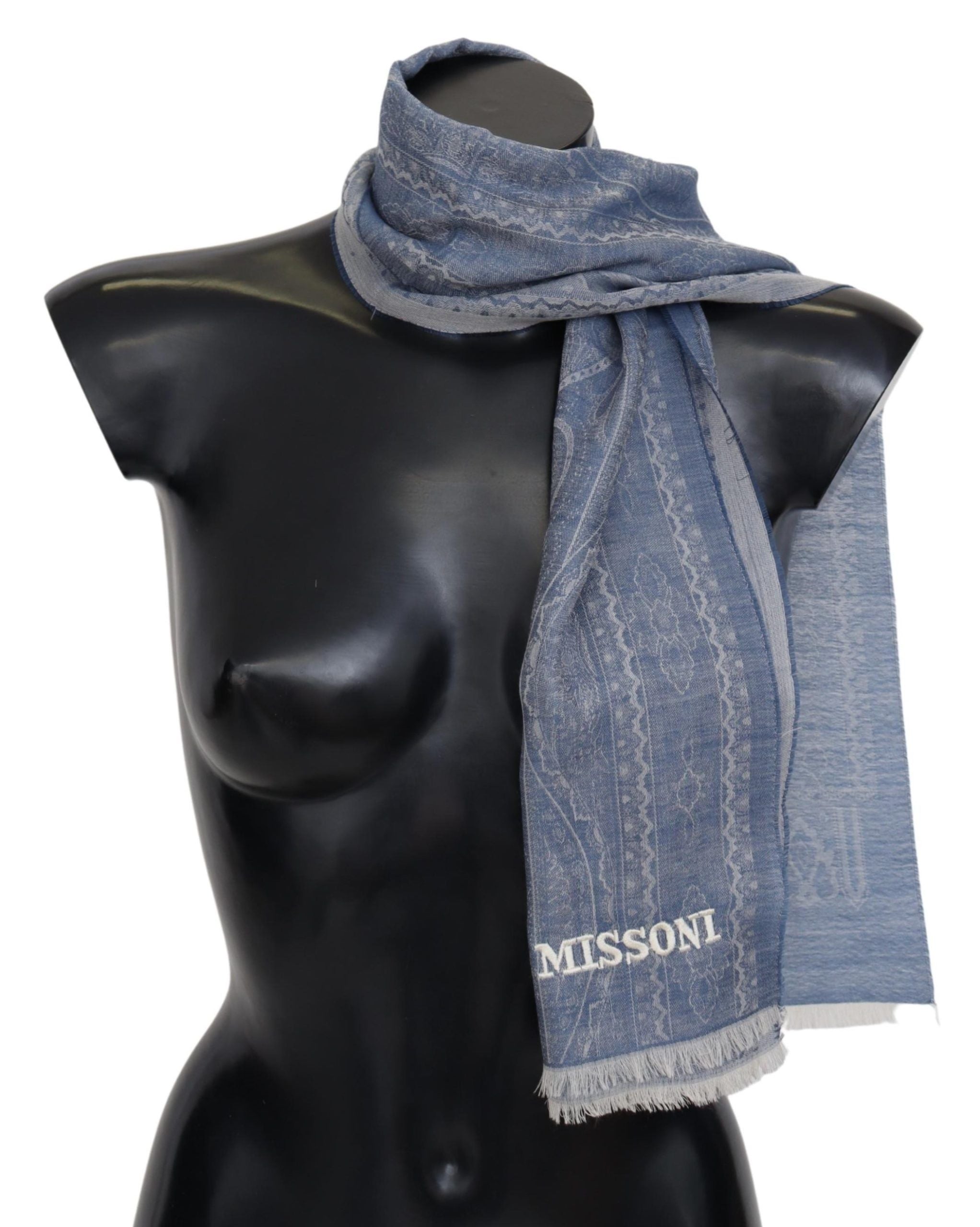 Missoni Elegant Cashmere Mønstret Halstørklæde
