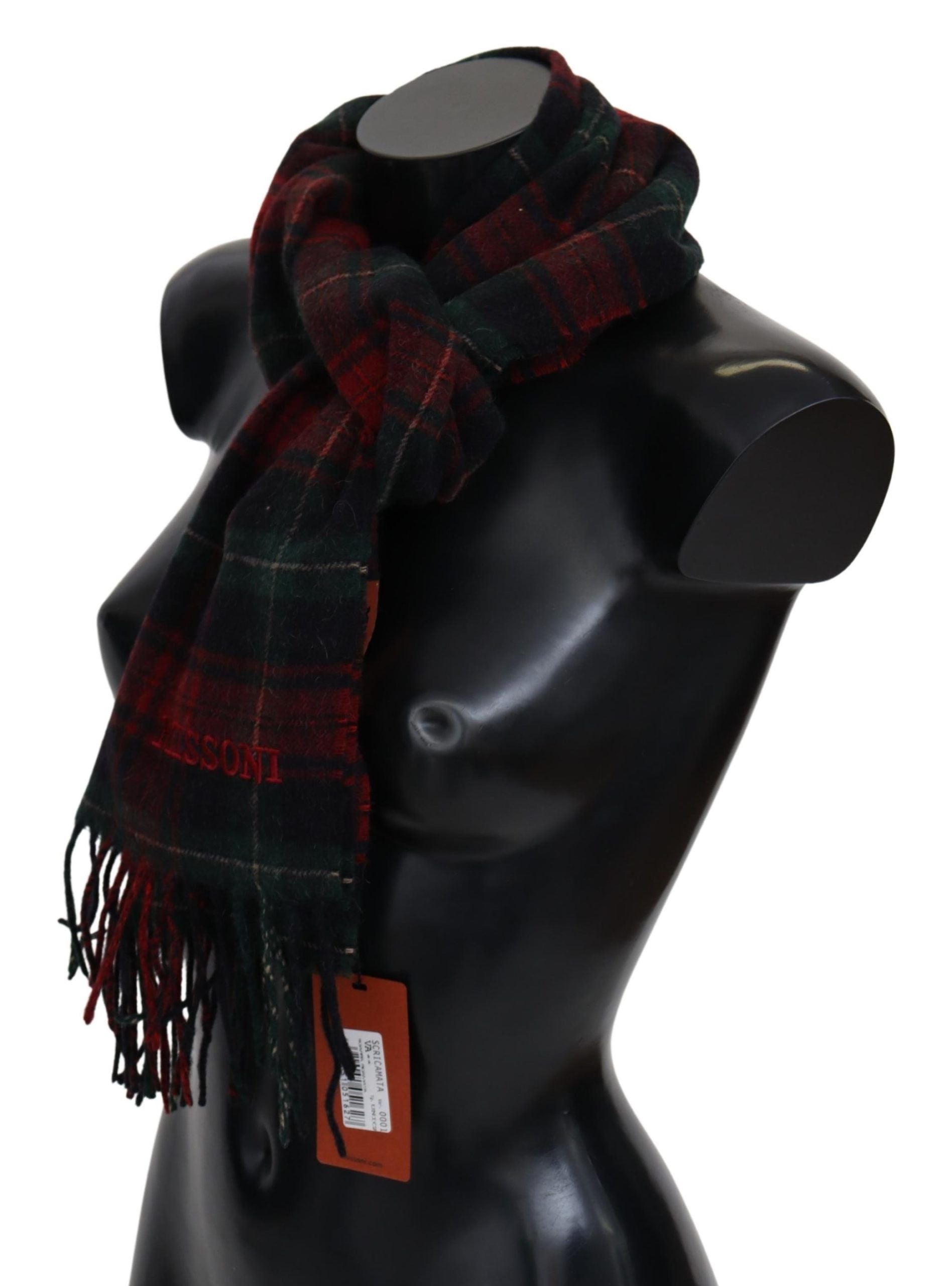 Missoni Elegant Check Wool Scarf - Unisex