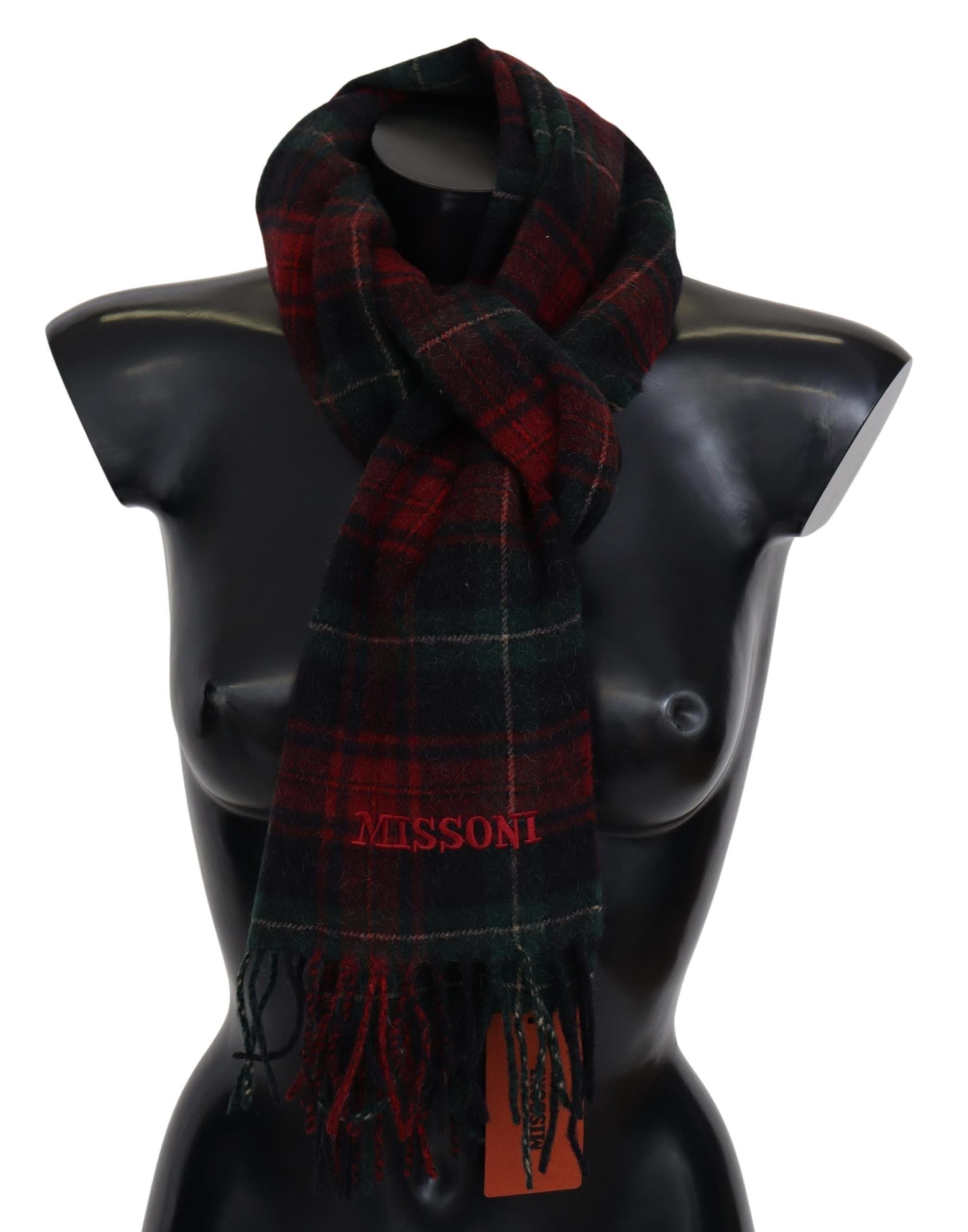 Missoni Elegant Check Wool Scarf - Unisex