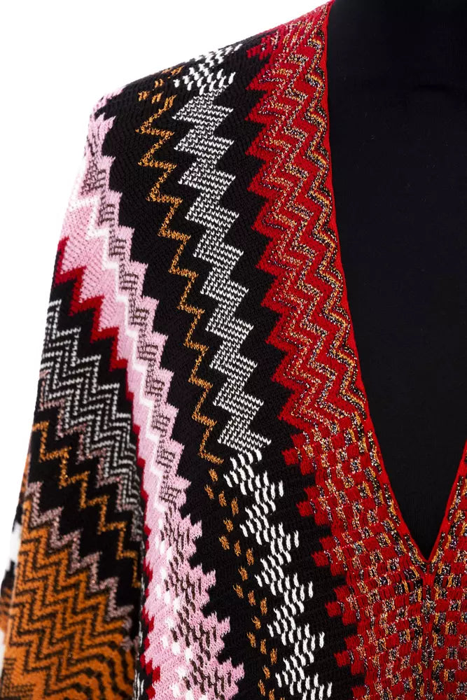 Missoni Multicolor Wool Poncho til Kvinder