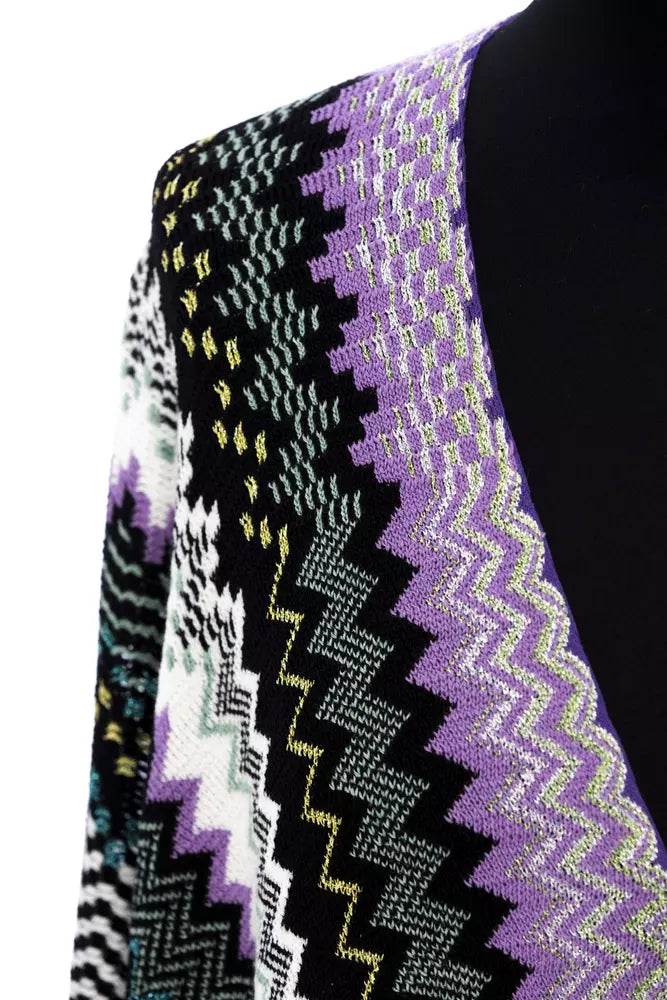 Missoni Multicolor Wool Poncho til Kvinder