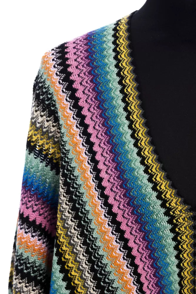 Missoni Multicolor Wool Poncho til kvinder