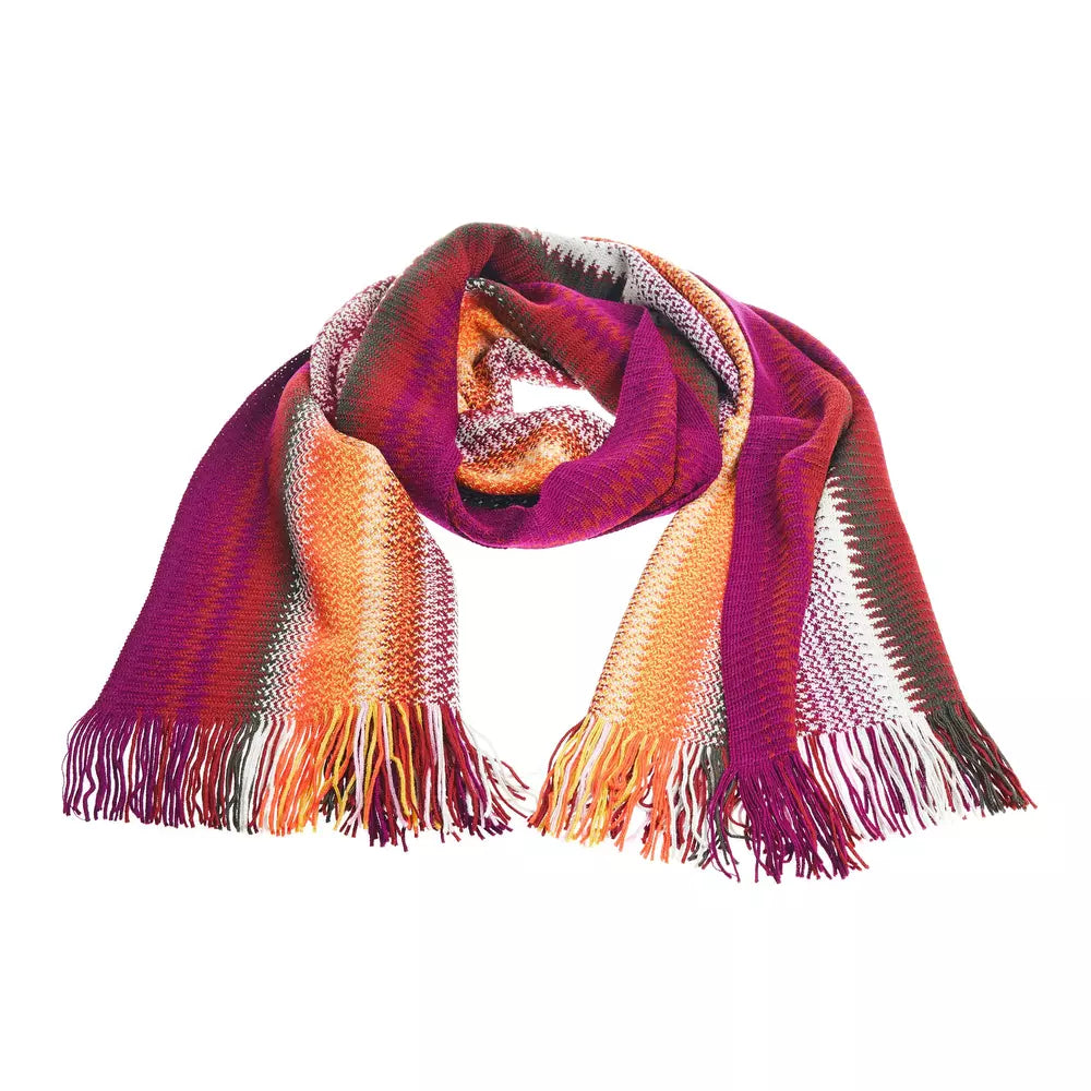Missoni Multicolor Uld Herre Halstørklæde