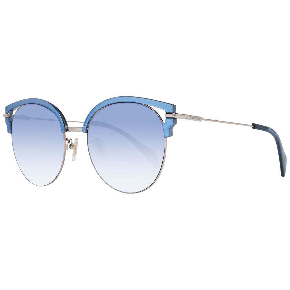 Police Chic Butterfly Solbriller med Blå Gradient