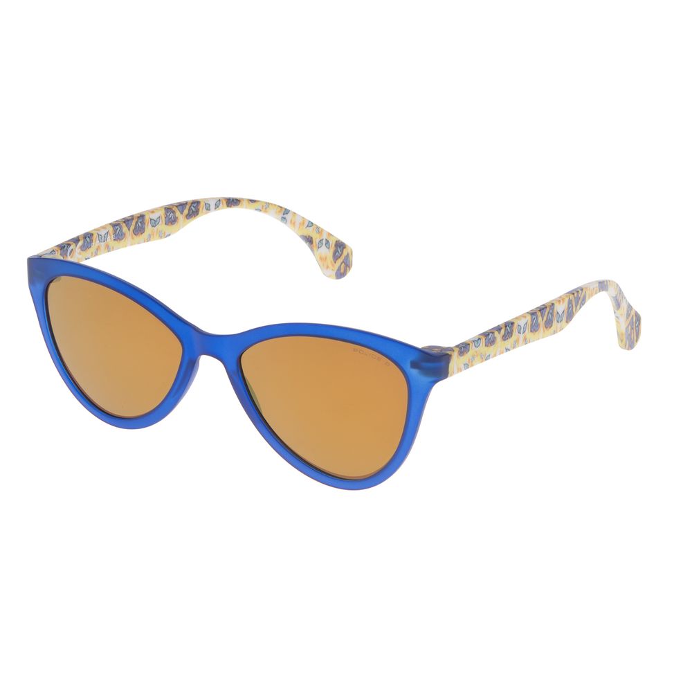 Police Blue Injected Sunglasses for Men