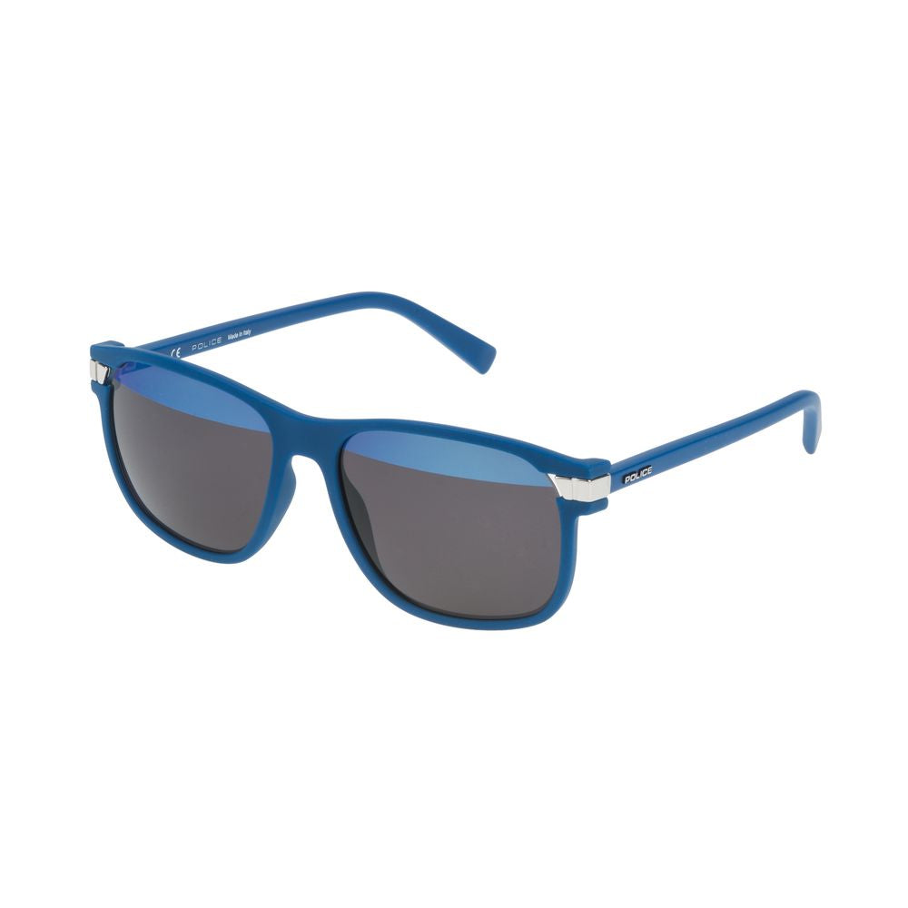 Police Blue Metal Sunglasses SPL23155DENH