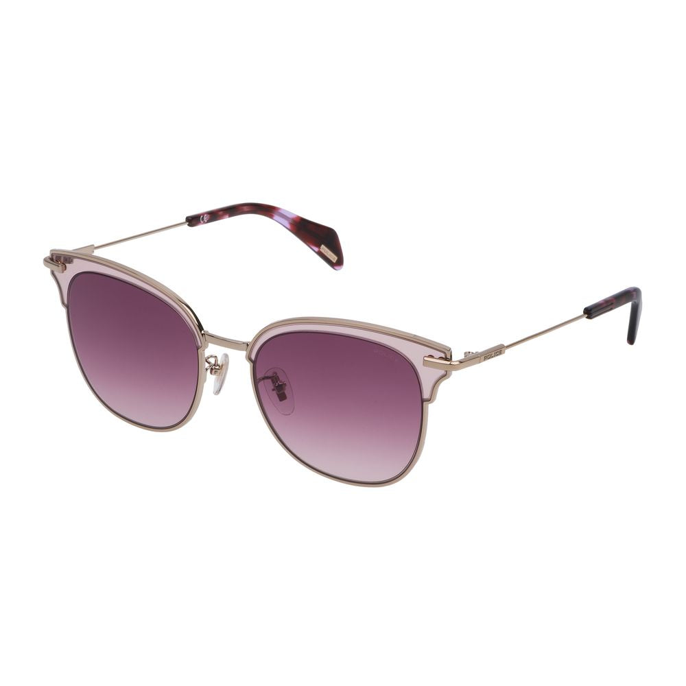 Police Gold Metal Sunglasses SPL6225308FF
