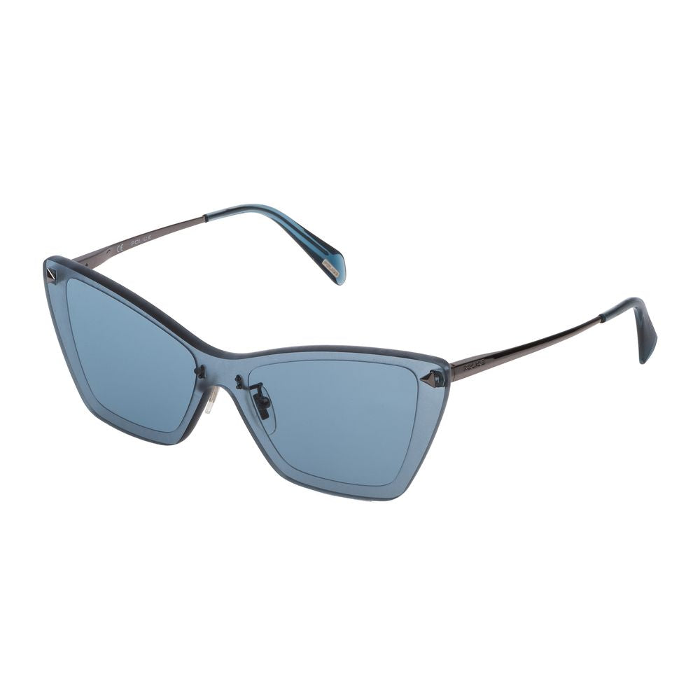 POLICE Blue Metal Sunglasses for Women
