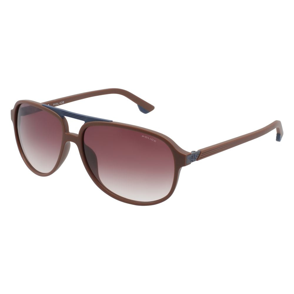 Police Brown Combined Injected Sunglasses for Men