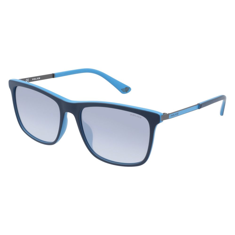 Police Blue Acetate Solbriller