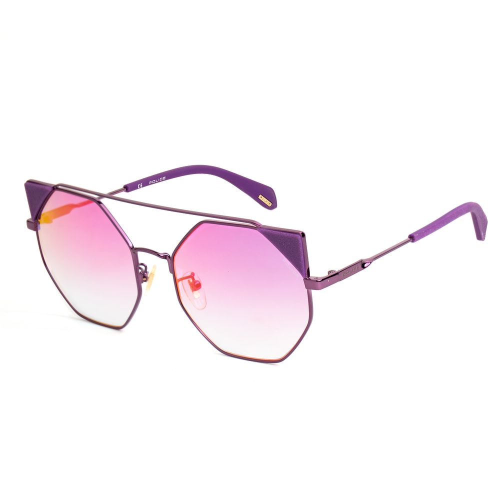 Police Purple Metal Sunglasses - SPLA95568TNV