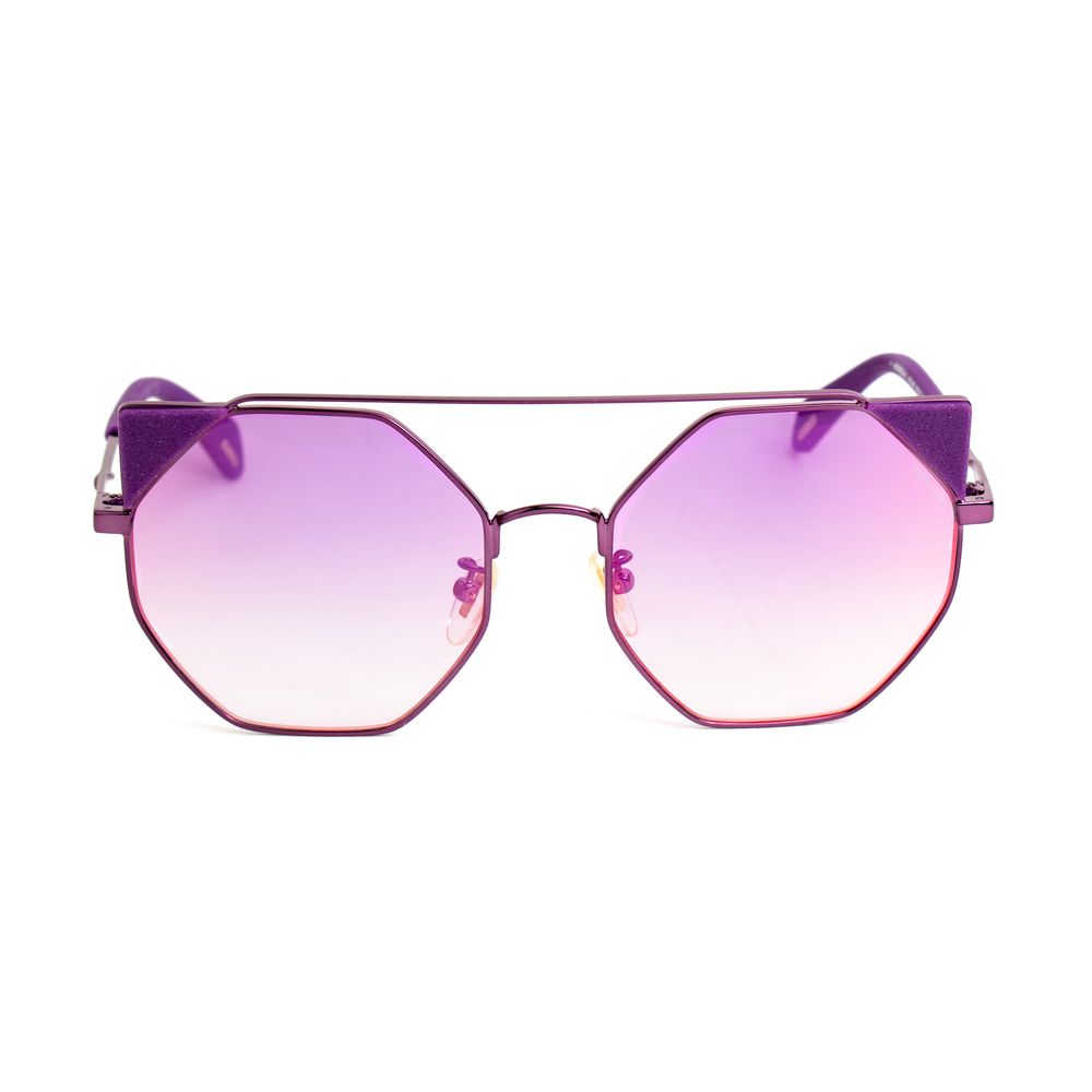 Police Purple Metal Sunglasses - SPLA95568TNV
