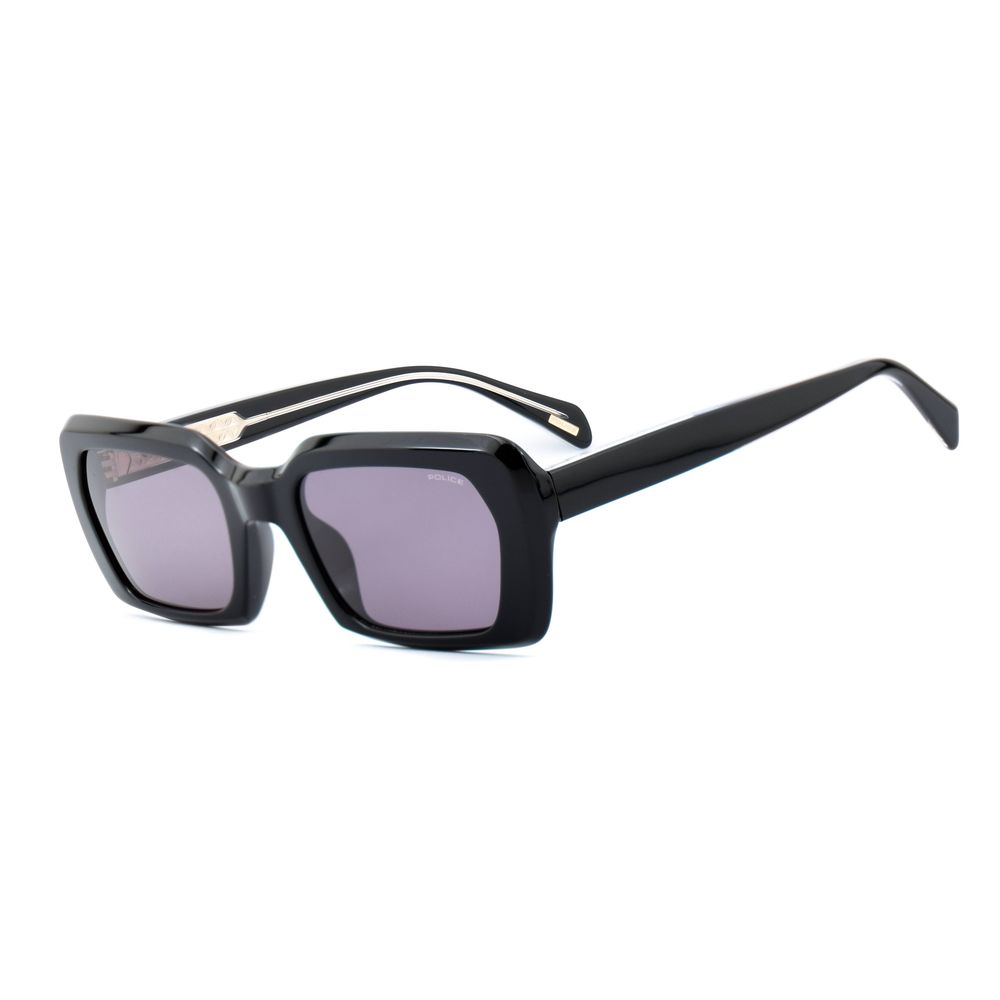 Police Black Plastic Sunglasses for Women