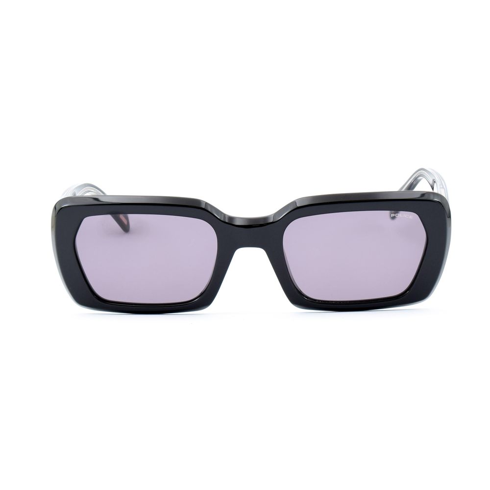 Police Black Plastic Sunglasses for Women