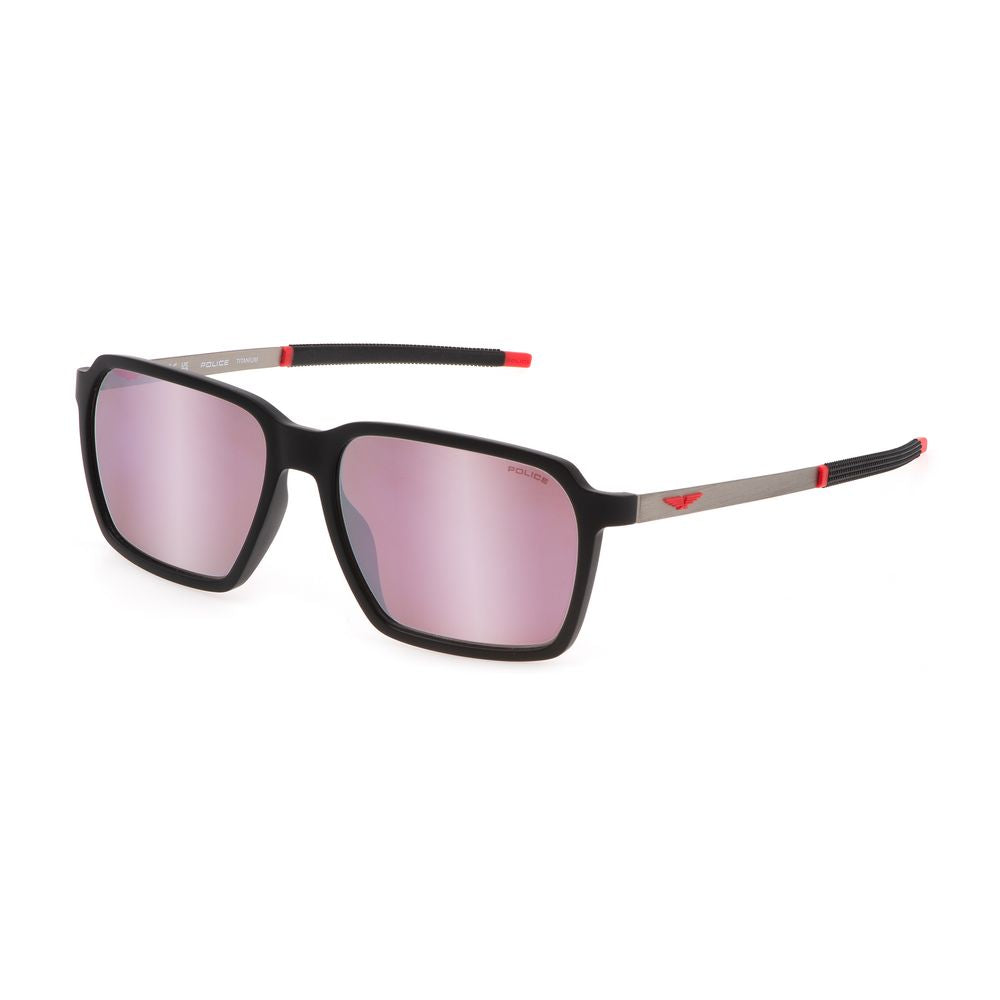 POLICE Black Plastic Sunglasses