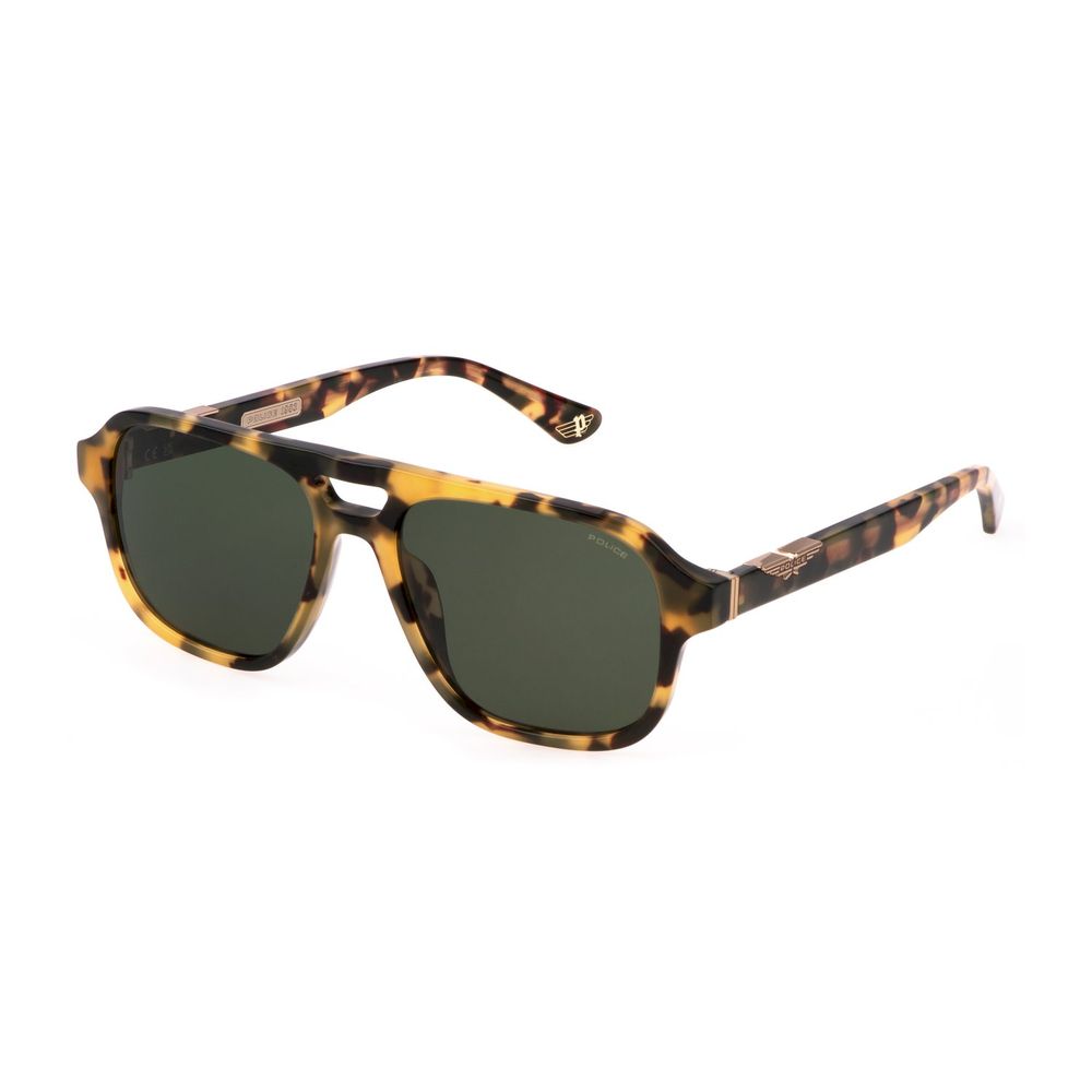 Police Brown Acetate Solbriller