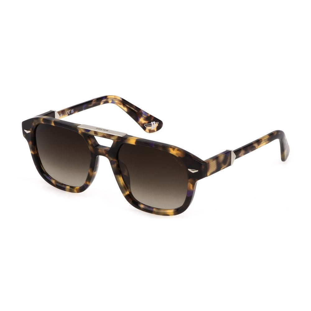 Police Brown Acetate Solbriller
