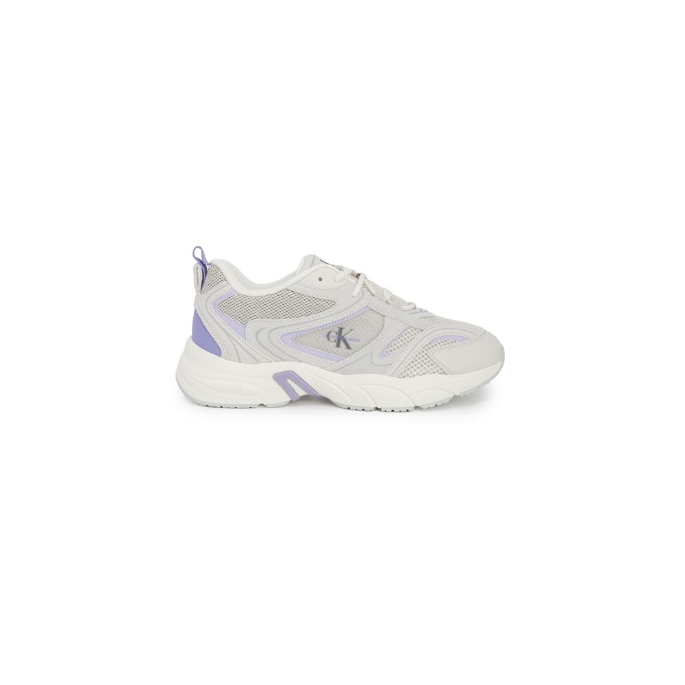 Calvin Klein Lilla Læder Sneaker til Kvinder