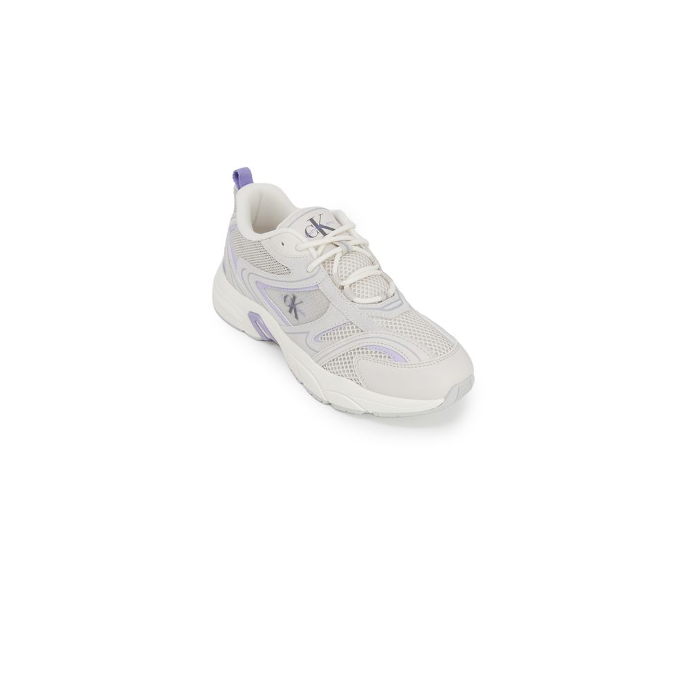 Calvin Klein Lilla Læder Sneaker til Kvinder