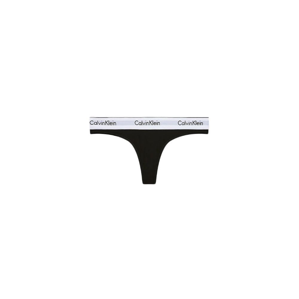 Calvin Klein Underwear Thong i Sort Bomuld