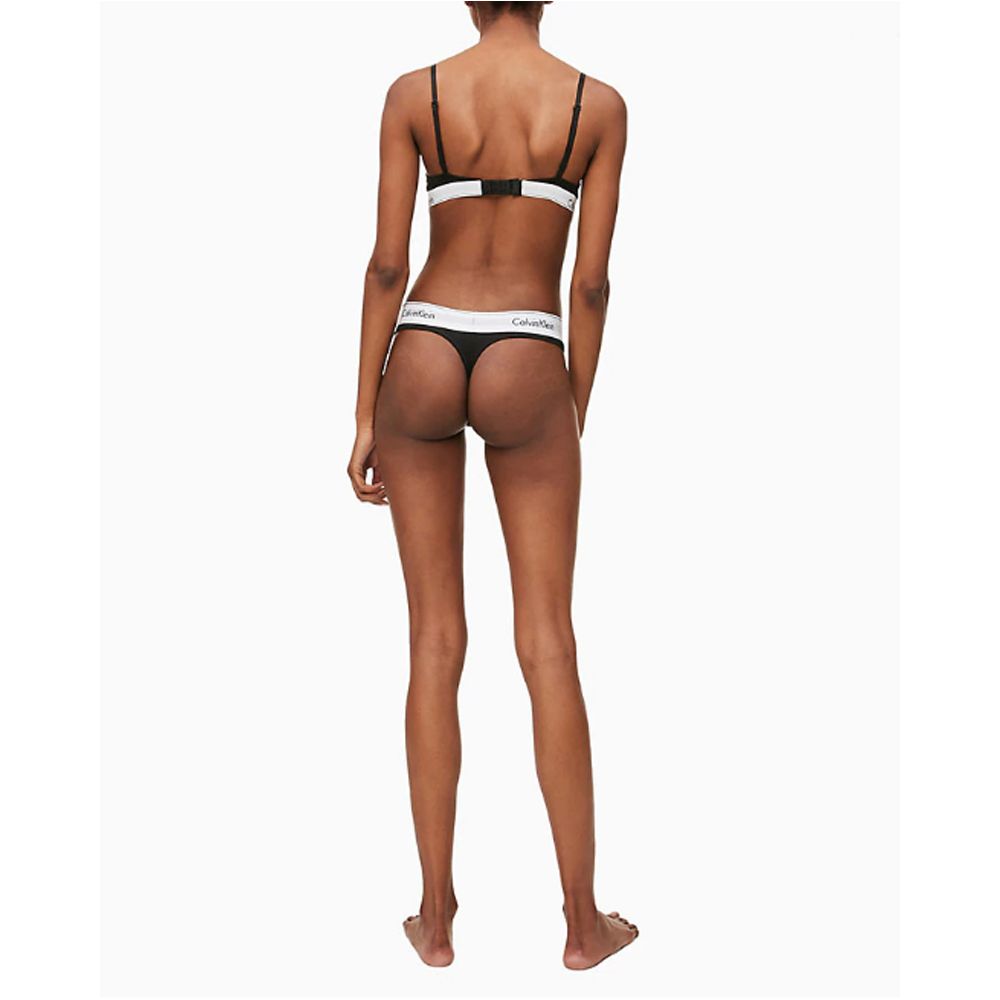 Calvin Klein Underwear Thong i Sort Bomuld
