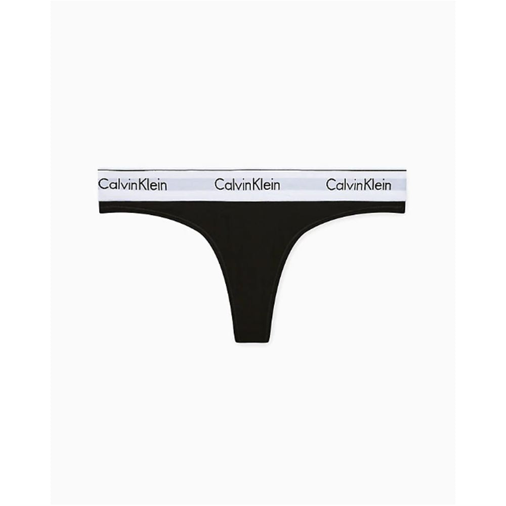 Calvin Klein Underwear Thong i Sort Bomuld