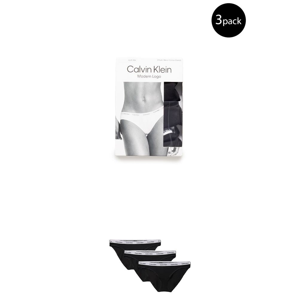 Calvin Klein Underwear Sort Cotton Underwear Sæt