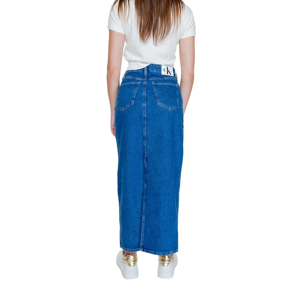 Calvin Klein Jeans Blå Lang Skørt til Damer