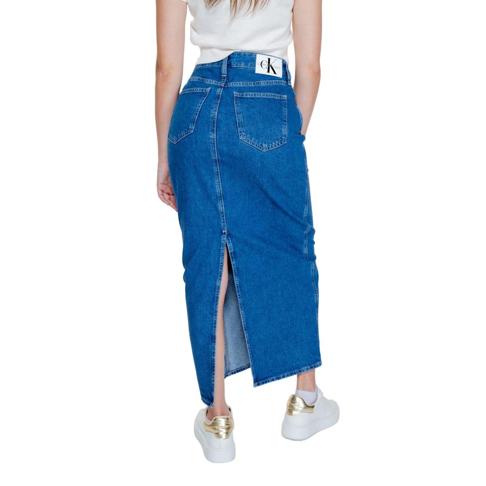 Calvin Klein Jeans Blå Lang Skørt til Damer