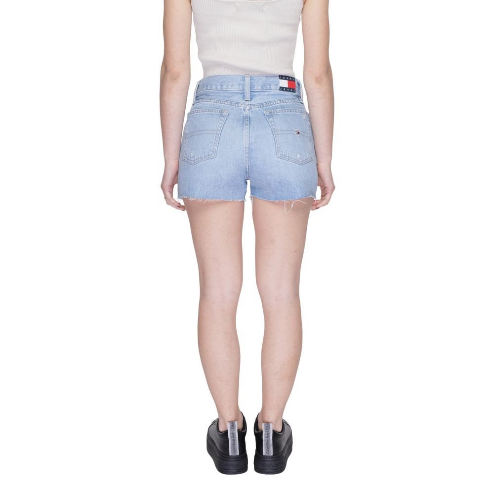 Tommy Hilfiger Lyseblå Bomulds Shorts til Dame