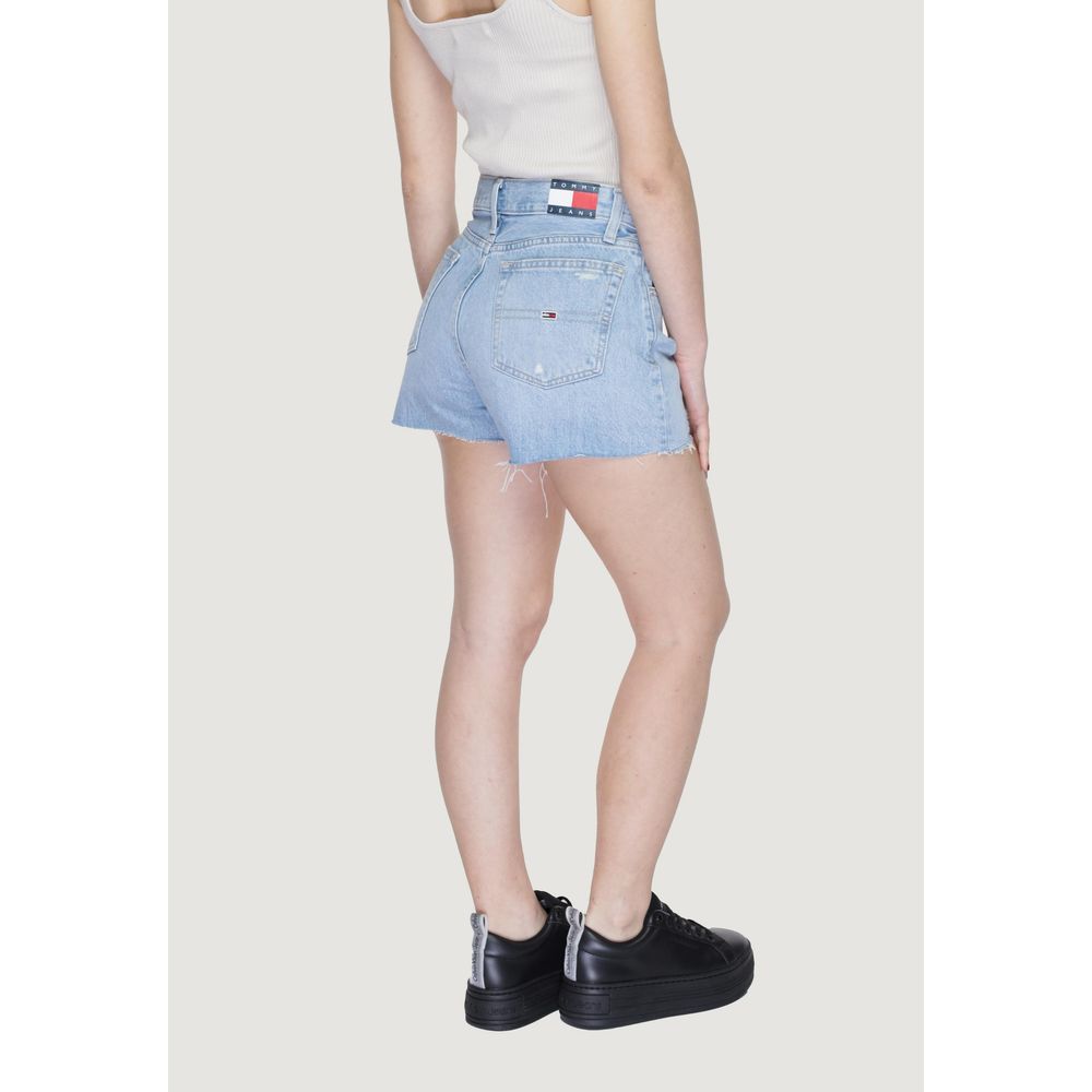 Tommy Hilfiger Lyseblå Bomulds Shorts til Dame