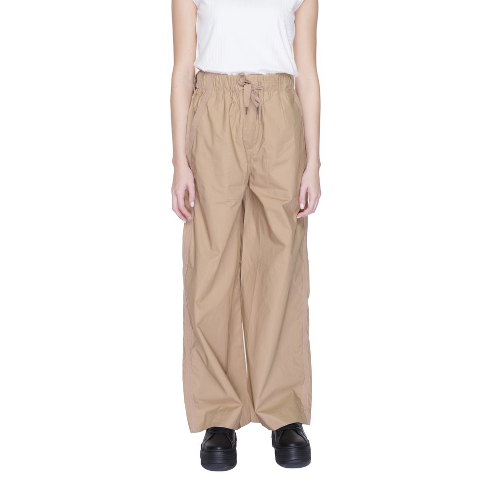 Blauer Beige Cotton Palazzo Pants - Women's Spring/Summer Collection