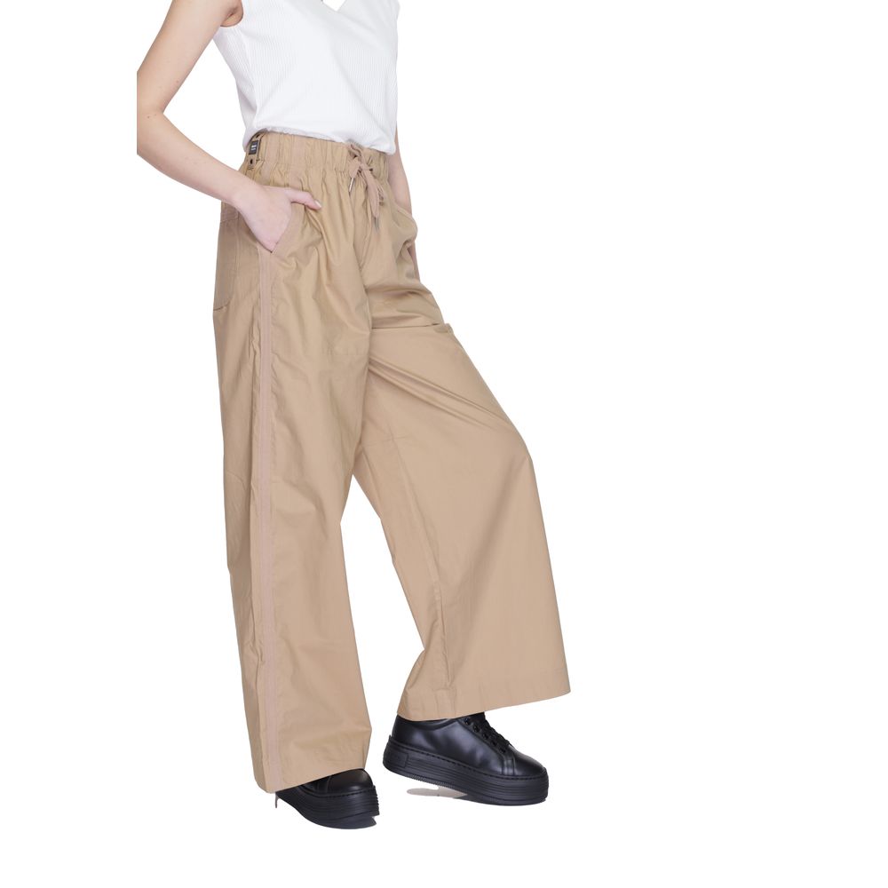 Blauer Beige Cotton Palazzo Pants - Women's Spring/Summer Collection