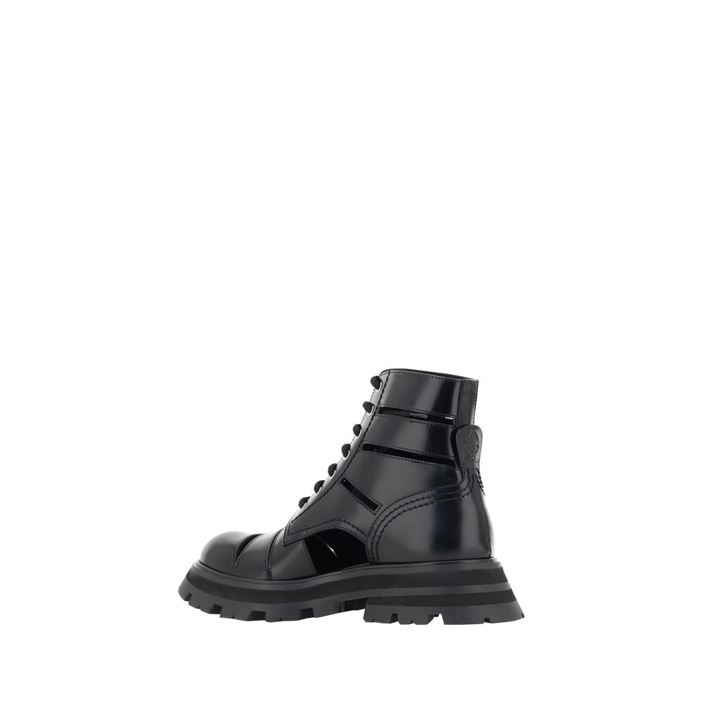 Alexander McQueen Wander Combat Boots til kvinder