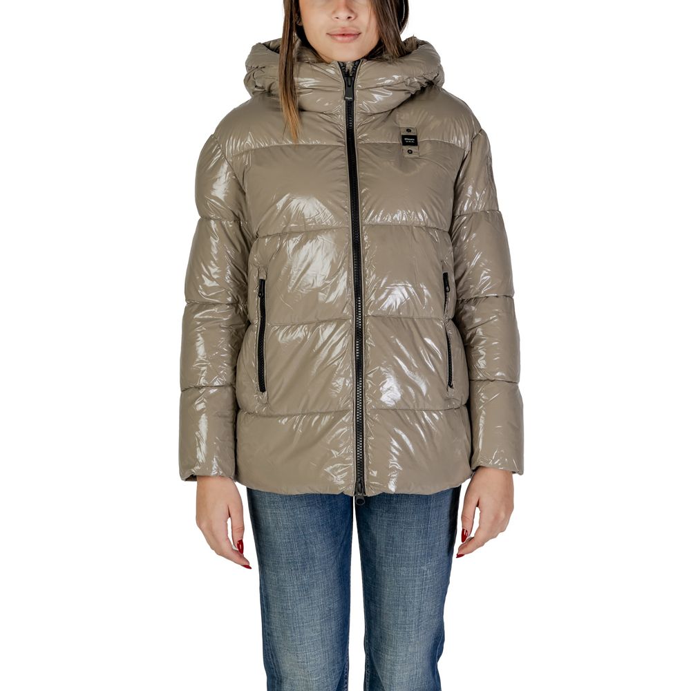 Blauer Beige Polyamide Jakker & Frakker til Kvinder