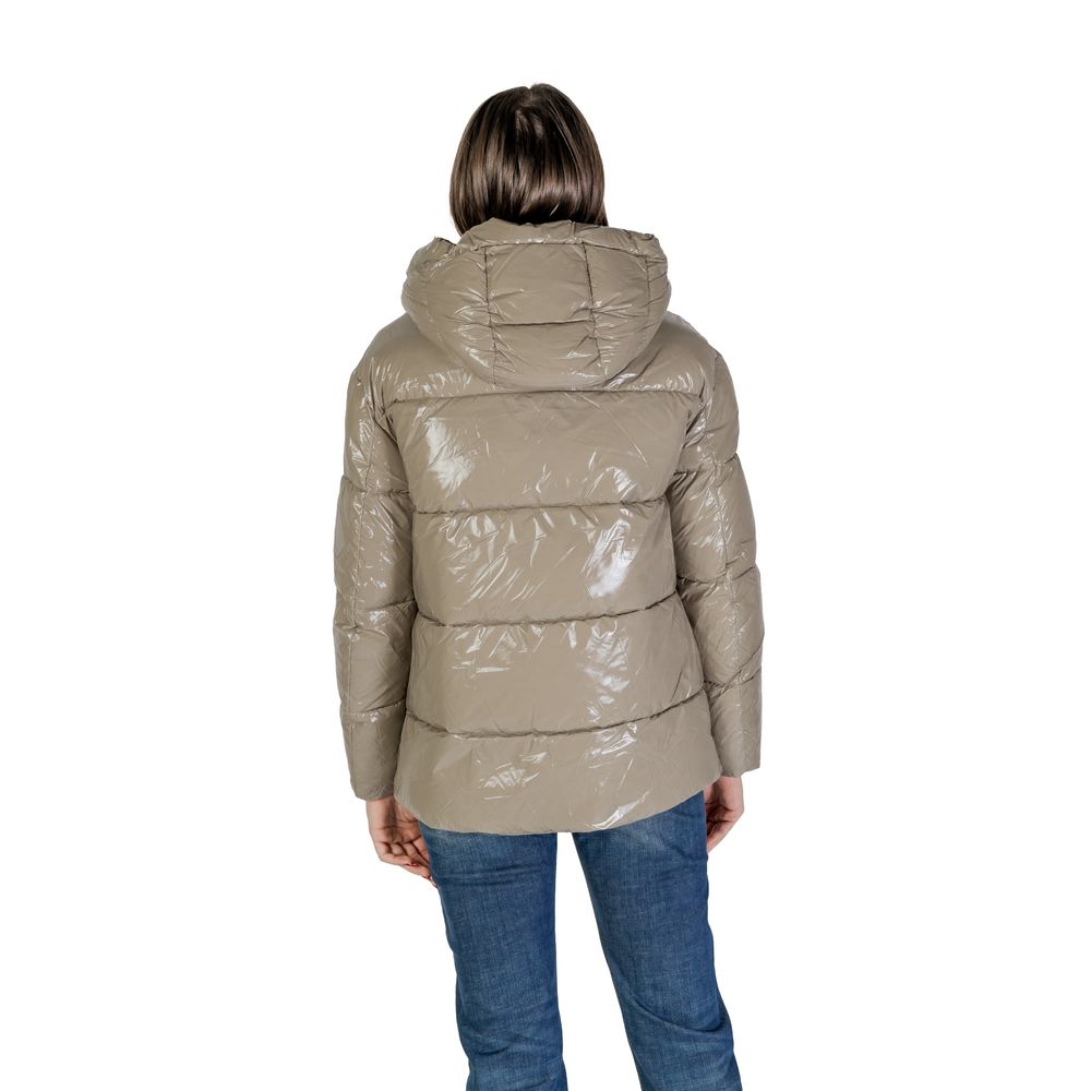 Blauer Beige Polyamide Jakker & Frakker til Kvinder