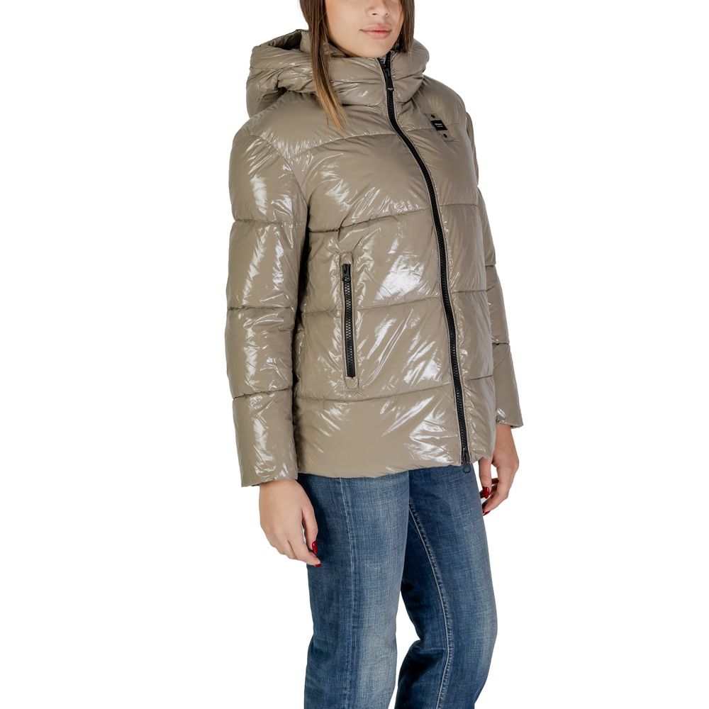 Blauer Beige Polyamide Jakker & Frakker til Kvinder