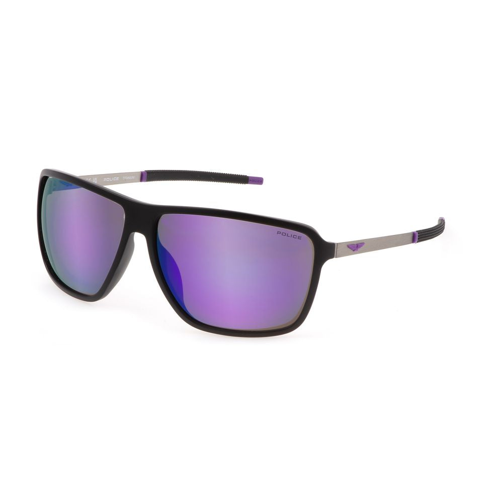 Police Black Plastic Sunglasses - SPLL15-65U28Z