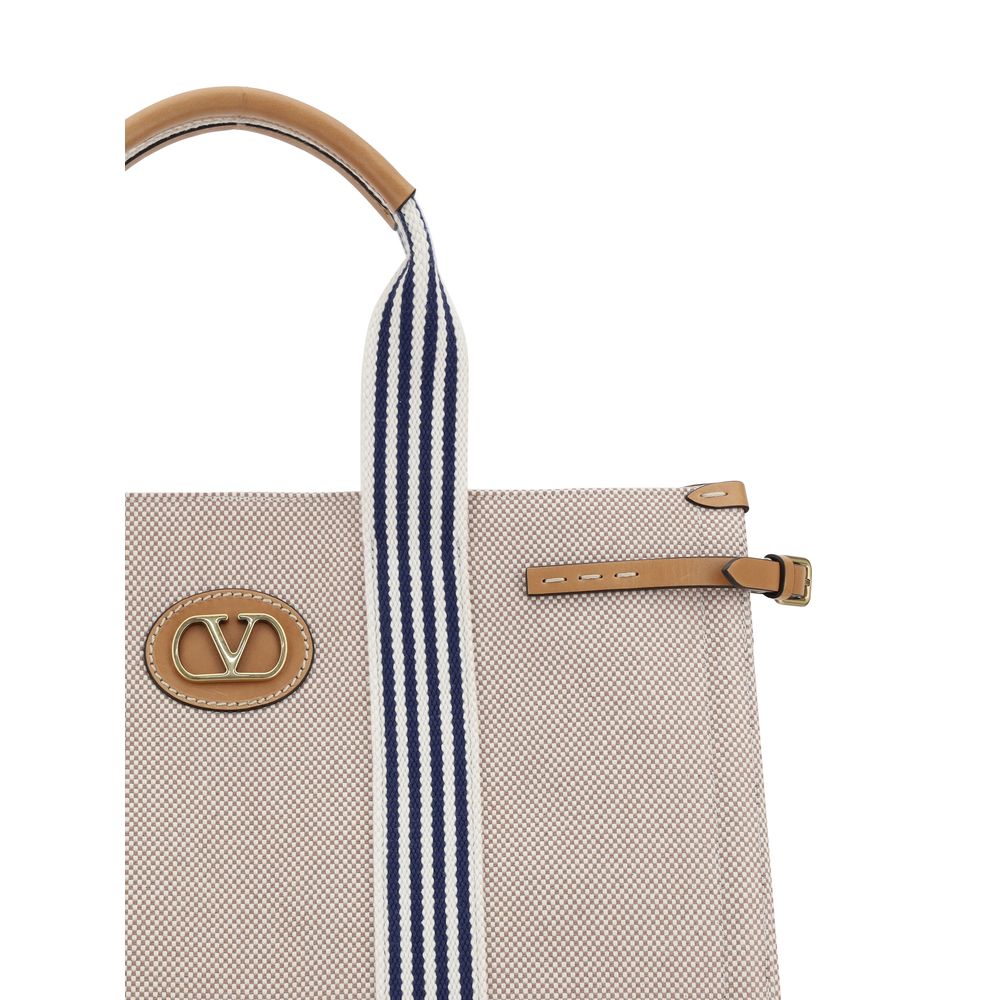 Valentino Garavani Elegant Cotton Tote Bag