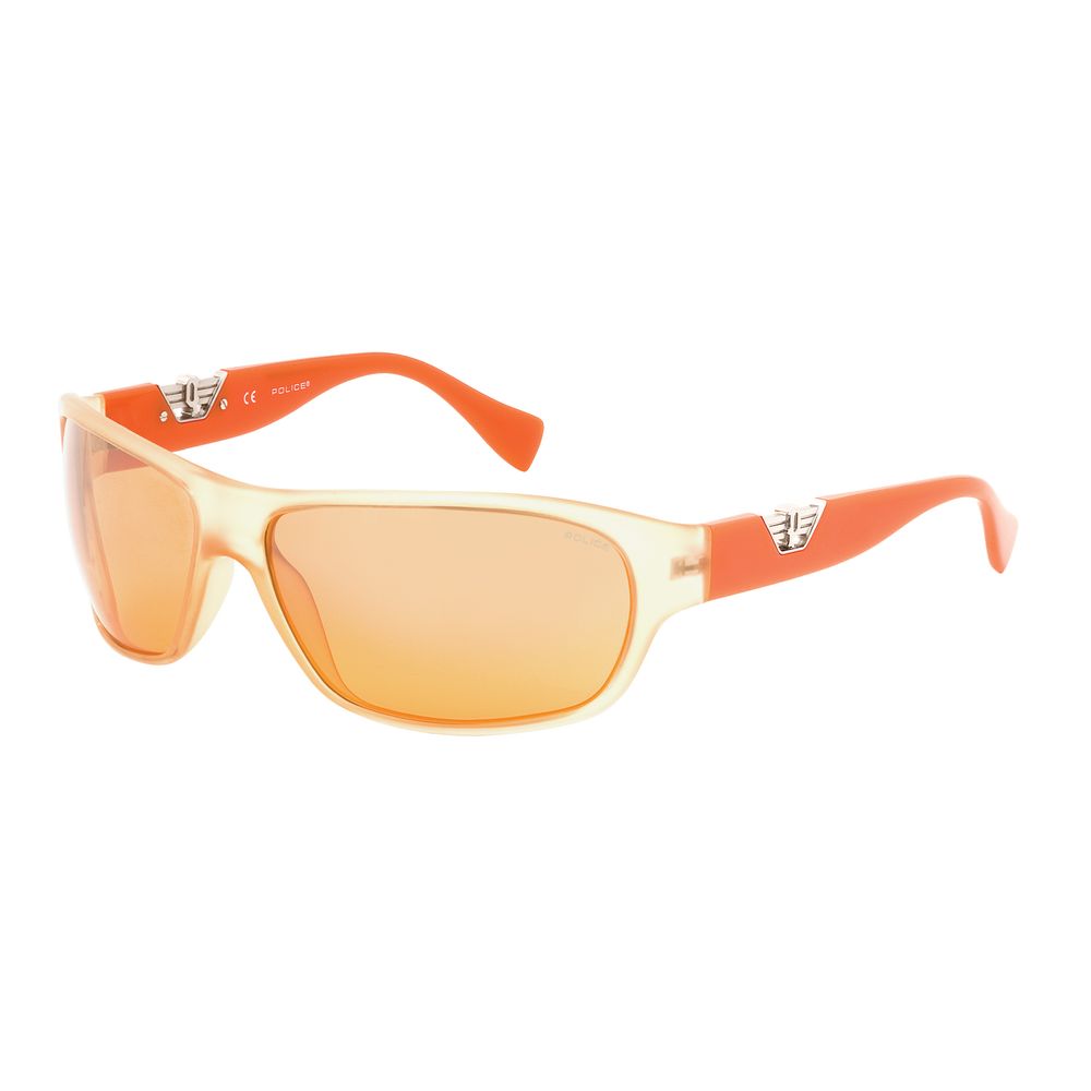 Police Orange Injected Sunglasses Unisex S180368JA1X
