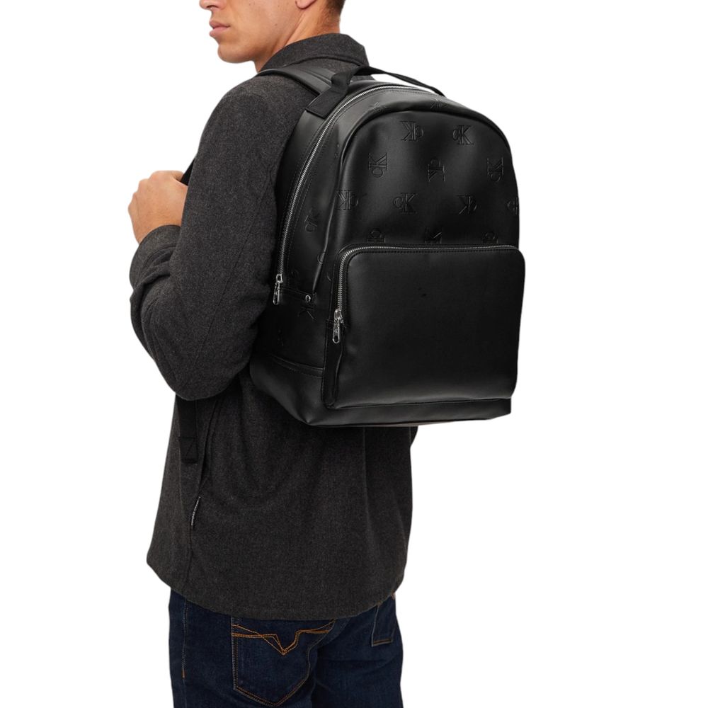 Calvin Klein Jeans Sort Polyethylen Rygsæk
