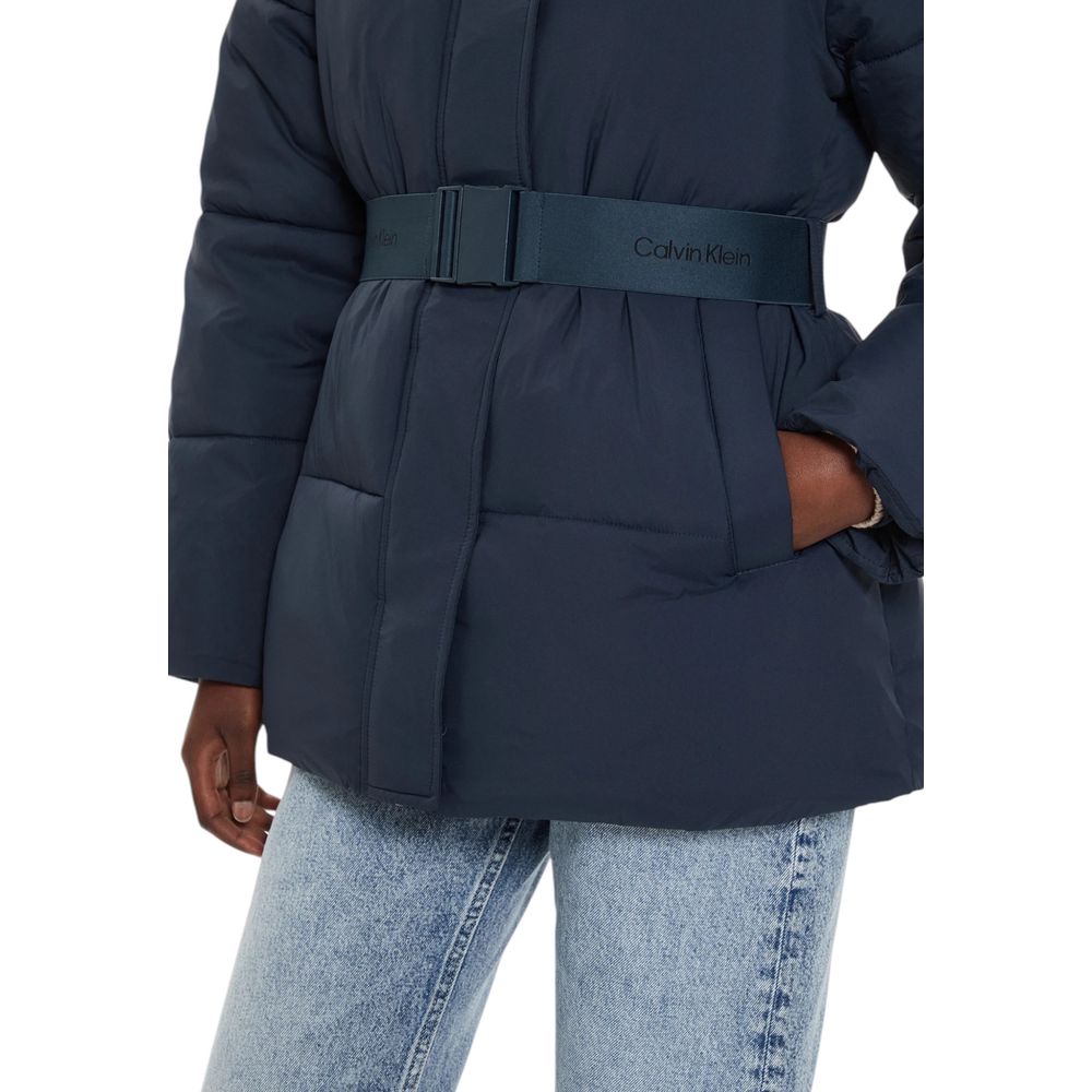Calvin Klein Jeans Blå Nylon Jakker & Frakker til Dame